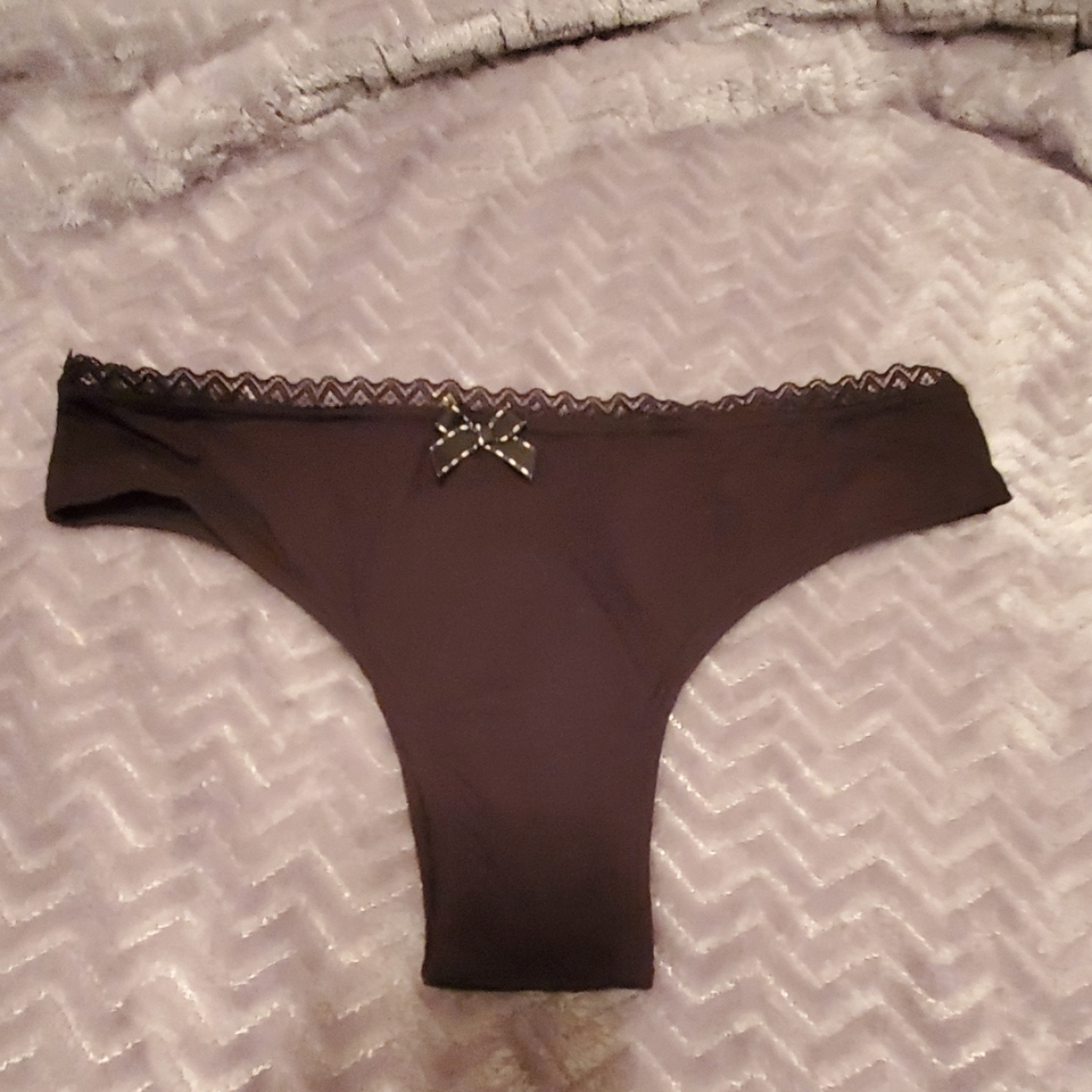NEW Black Thong Panties or *Free
